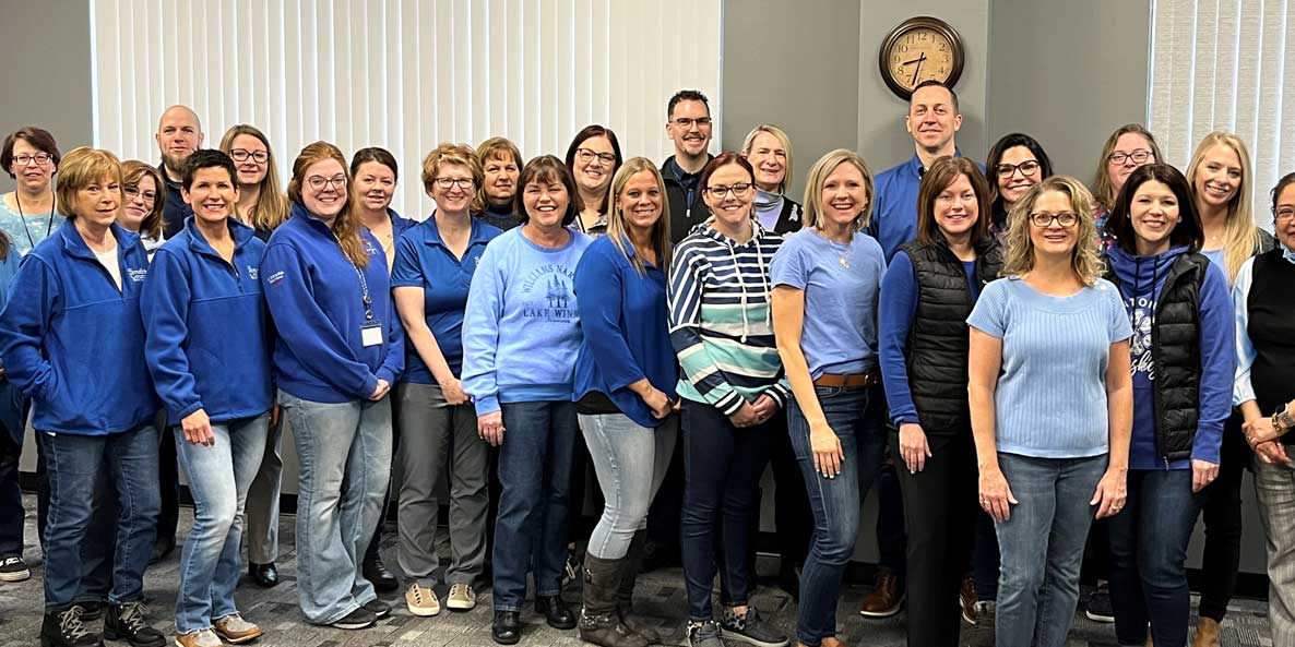 Staff1_ South Country staff on GoBlueforCRC day