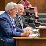 Steele County Commissioner and South Country Board Member Greg Krueger testifies.